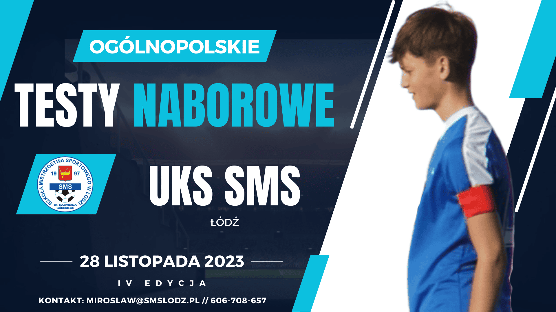IV Edycja Ogólnopolskich Testów Naborowych w UKS SMS już w listopadzie!